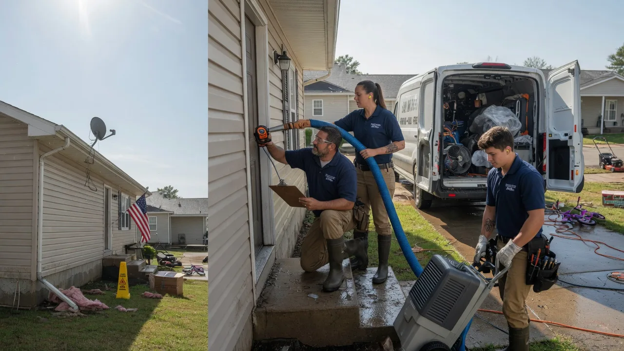 Ceiling Water Damage Restoration in De Lancey, PA near me